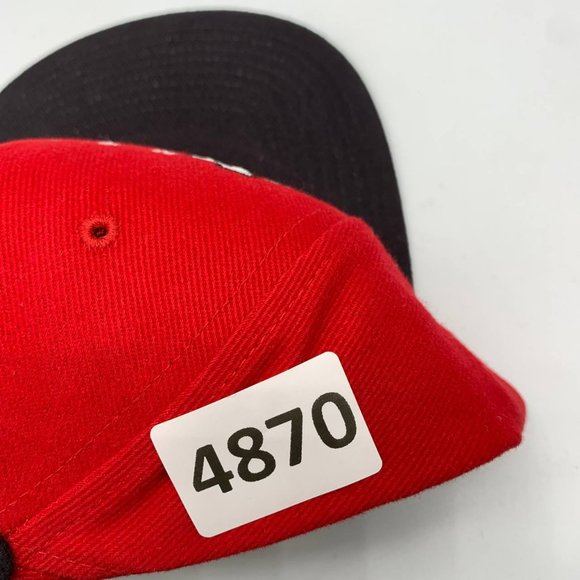 Vintage Indiana Hoosiers Twins Enterprise Hat‎ Strapback Cap Red New Men - Picture 8 of 8